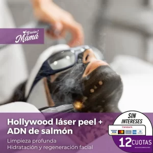 Hollywood láser peel + ADN de salmón