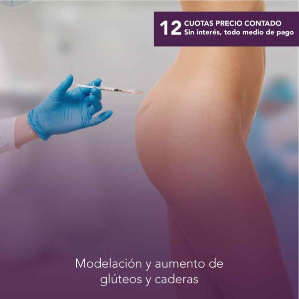 Relleno de Glúteos con Ácido Hialurónico 400ml